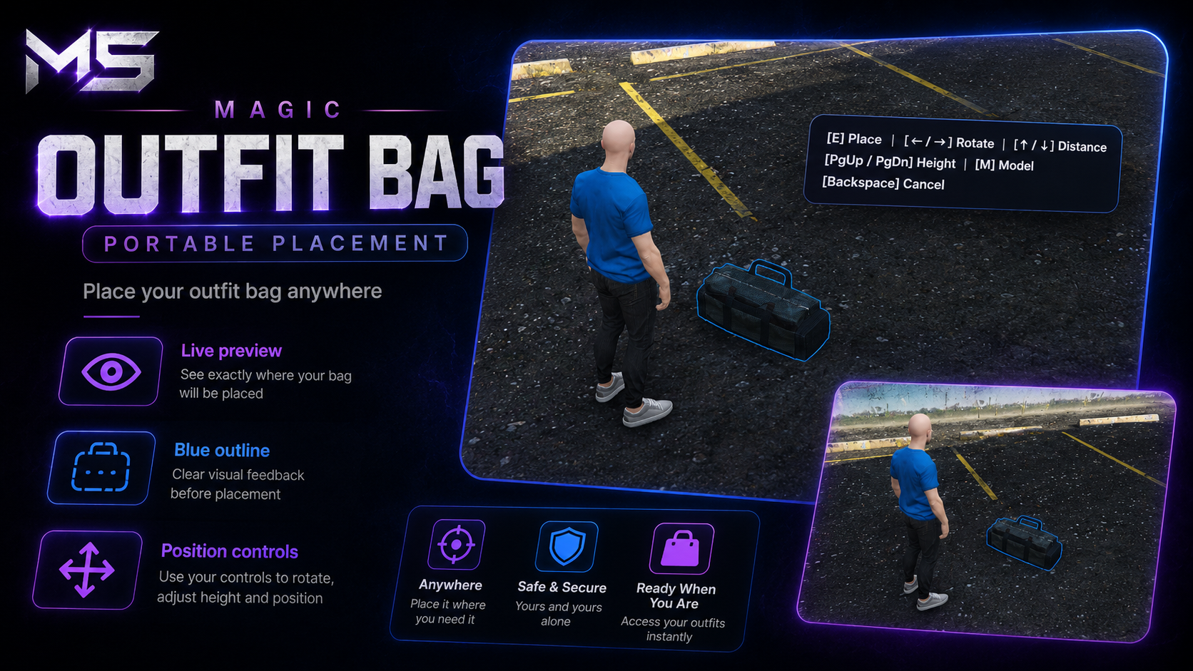 Magic Outfit Bag – FiveM Portable Wardrobe