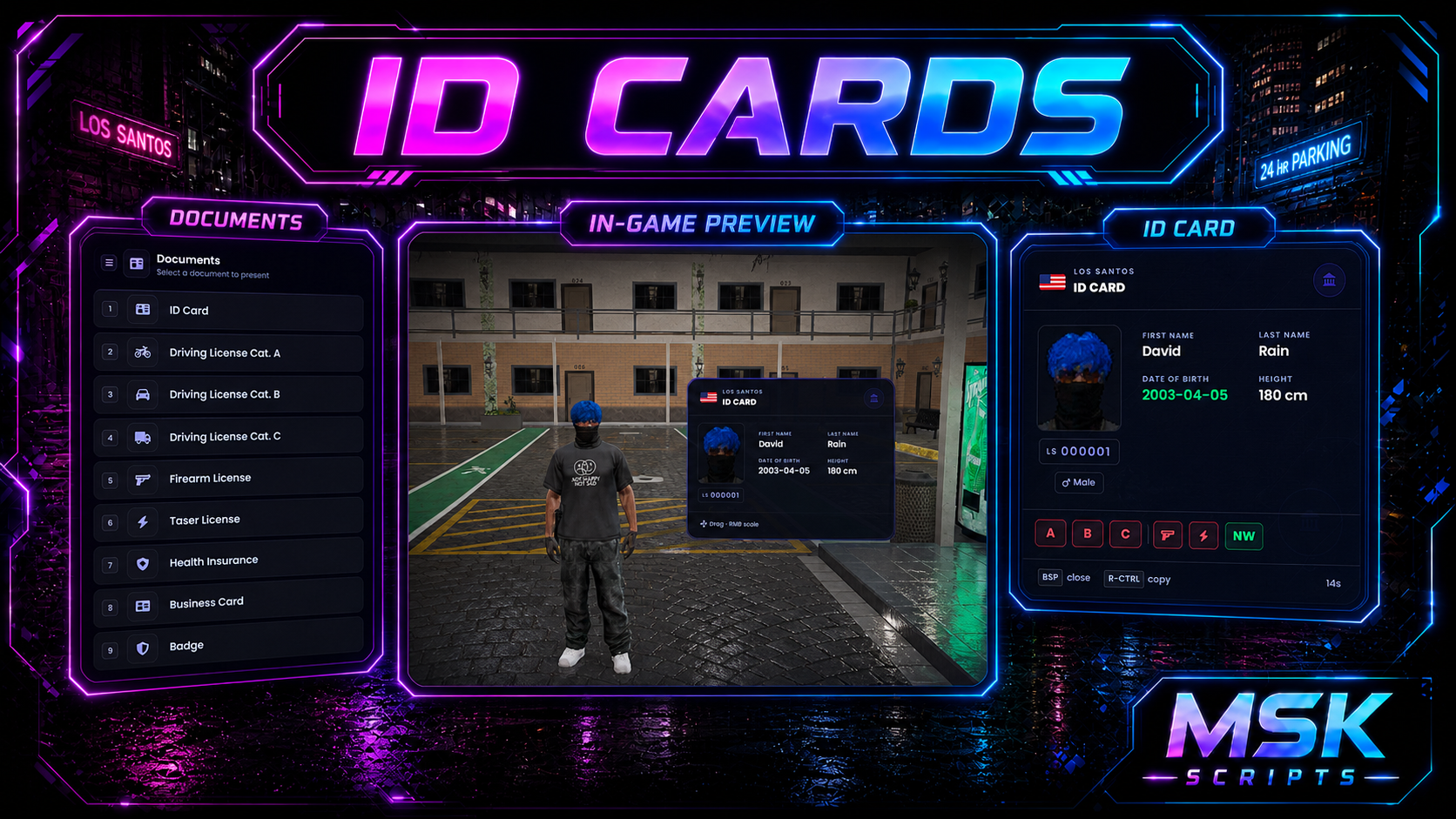 ID Cards Source Code [ESX, QB, QBOX, STANDALONE]
