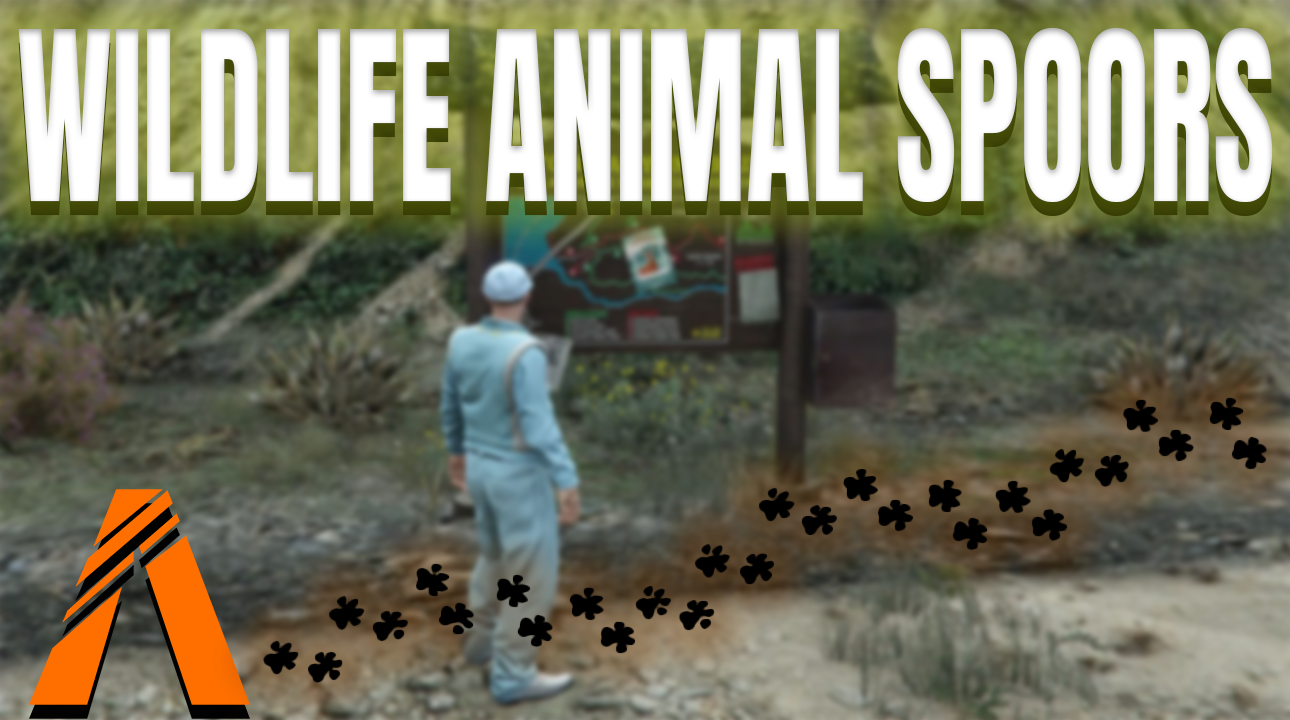 THE WILDLIFE SERIES - Wildlife Spoors - FiveM ESX/Qbcore [Standalone]