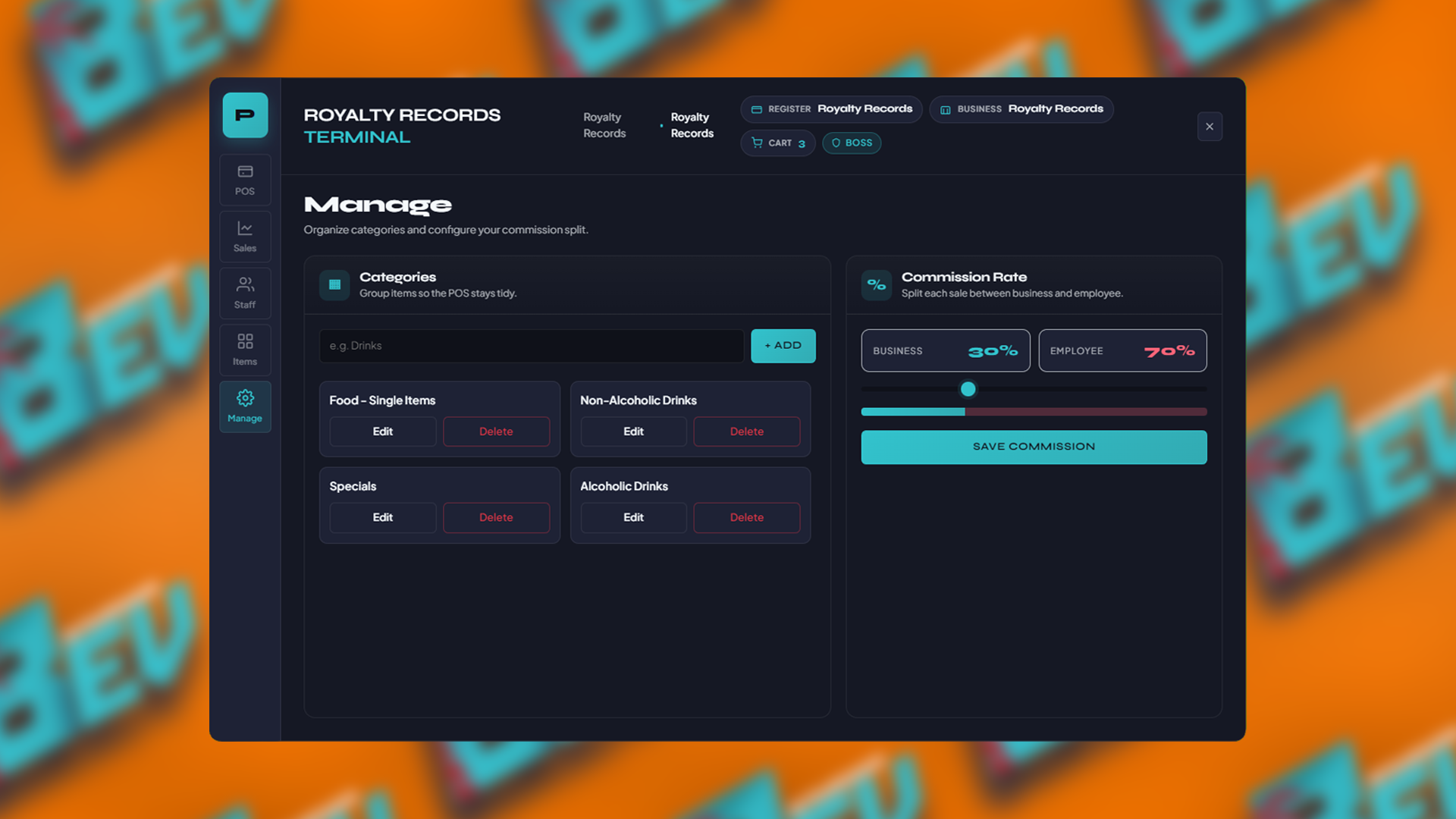 Bev Studios | POS System