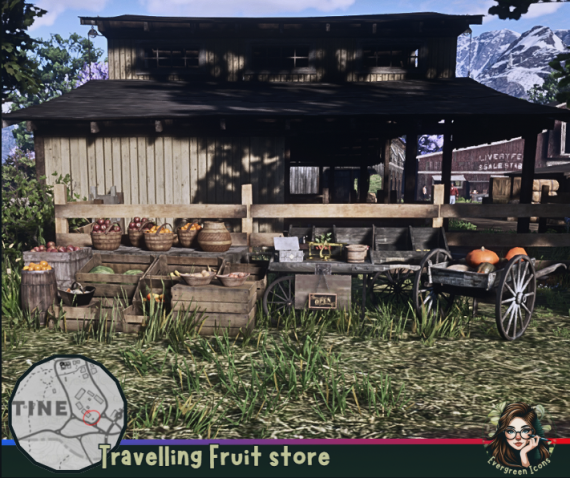 Valentine Traveling Fruit store