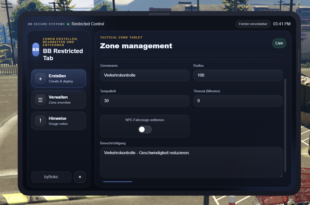 byBokic Restricted Tablet
