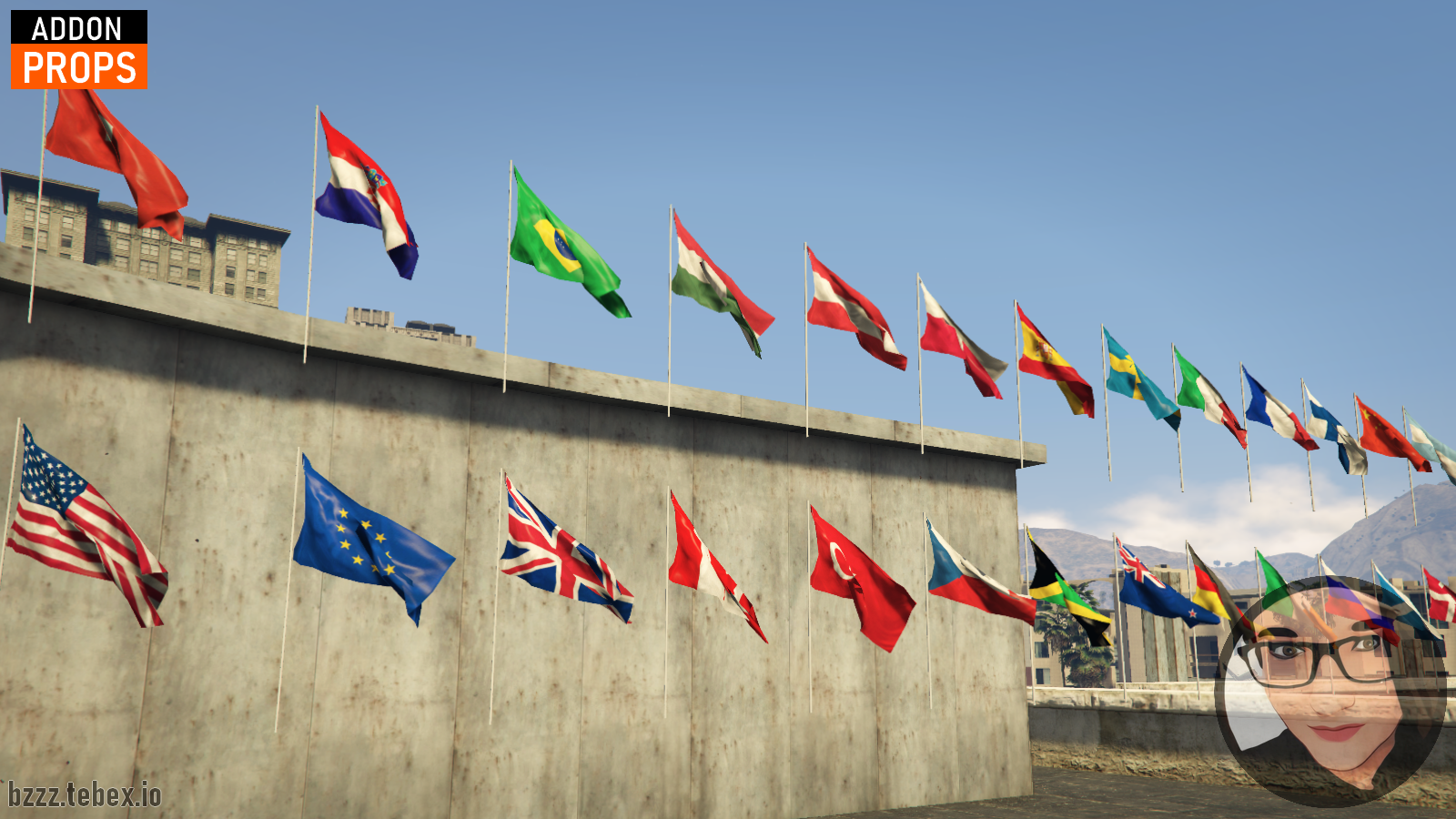 Mini flags