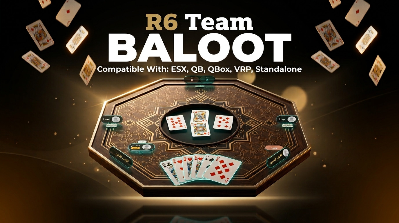 [VRP/QB/QBX/ESX] Baloot Card Game