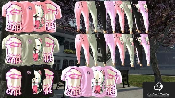 Uwu Cafe Tshirts  (Male + Female)