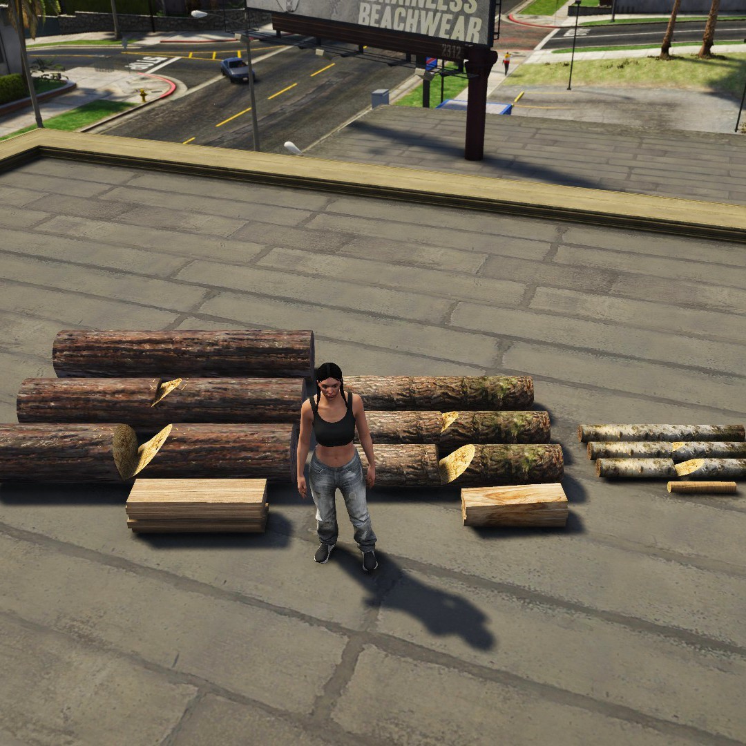 Lumberjack wood