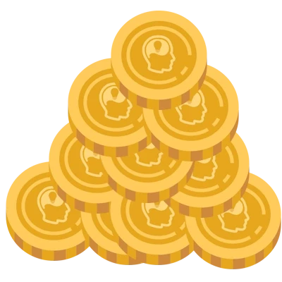 2100 LYG Coins