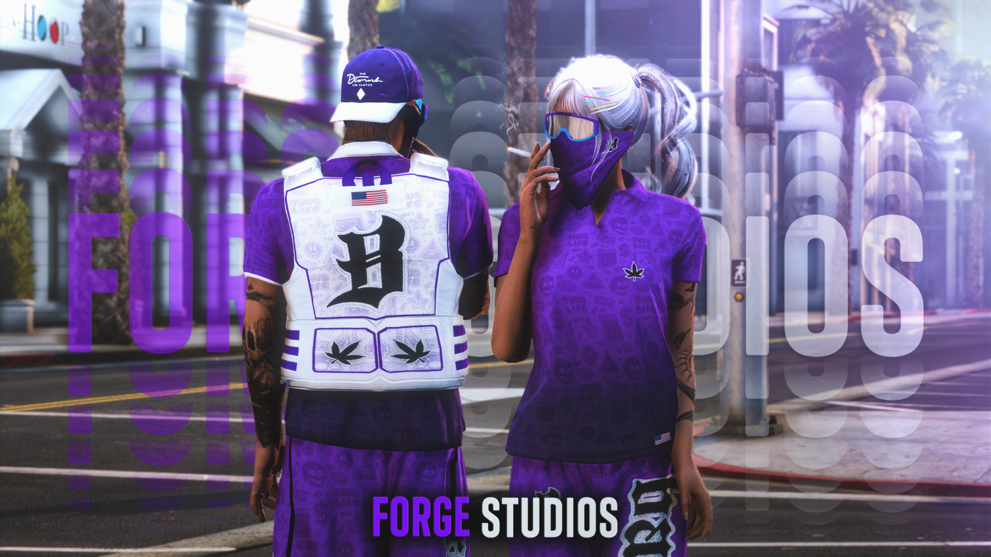 Ballas FiveM Clothing Packs (Faction) — Forge Studios
