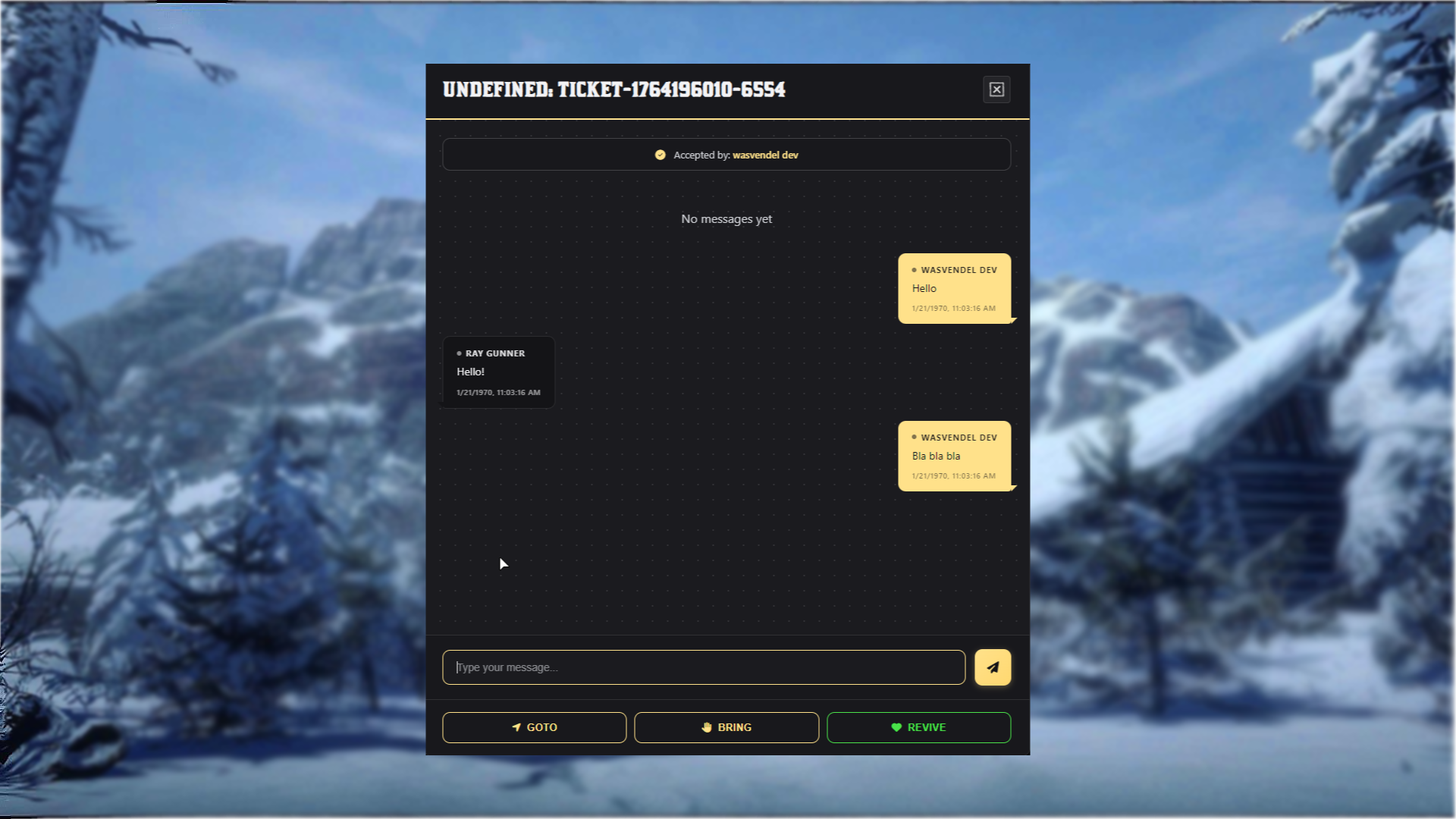 Ticket system