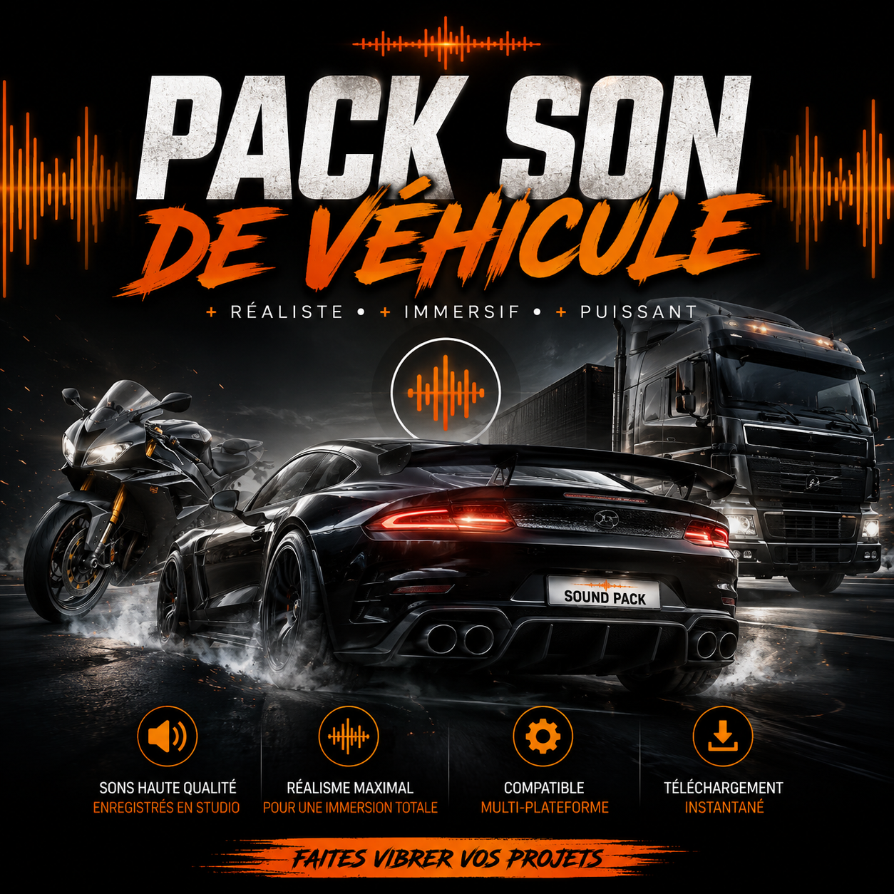 Pack son pour véhicule