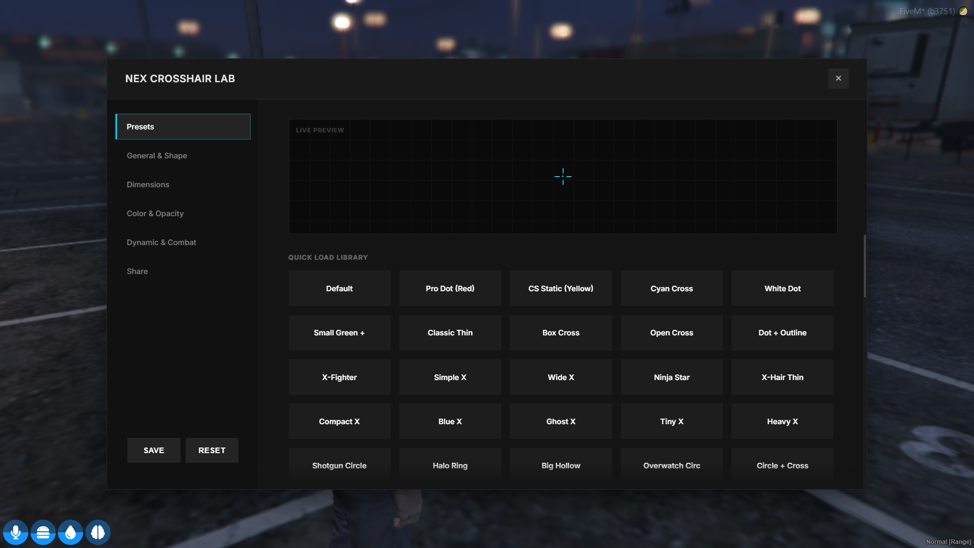 Nex Crosshair – Advanced Crosshair System by NexBlaine Scripts