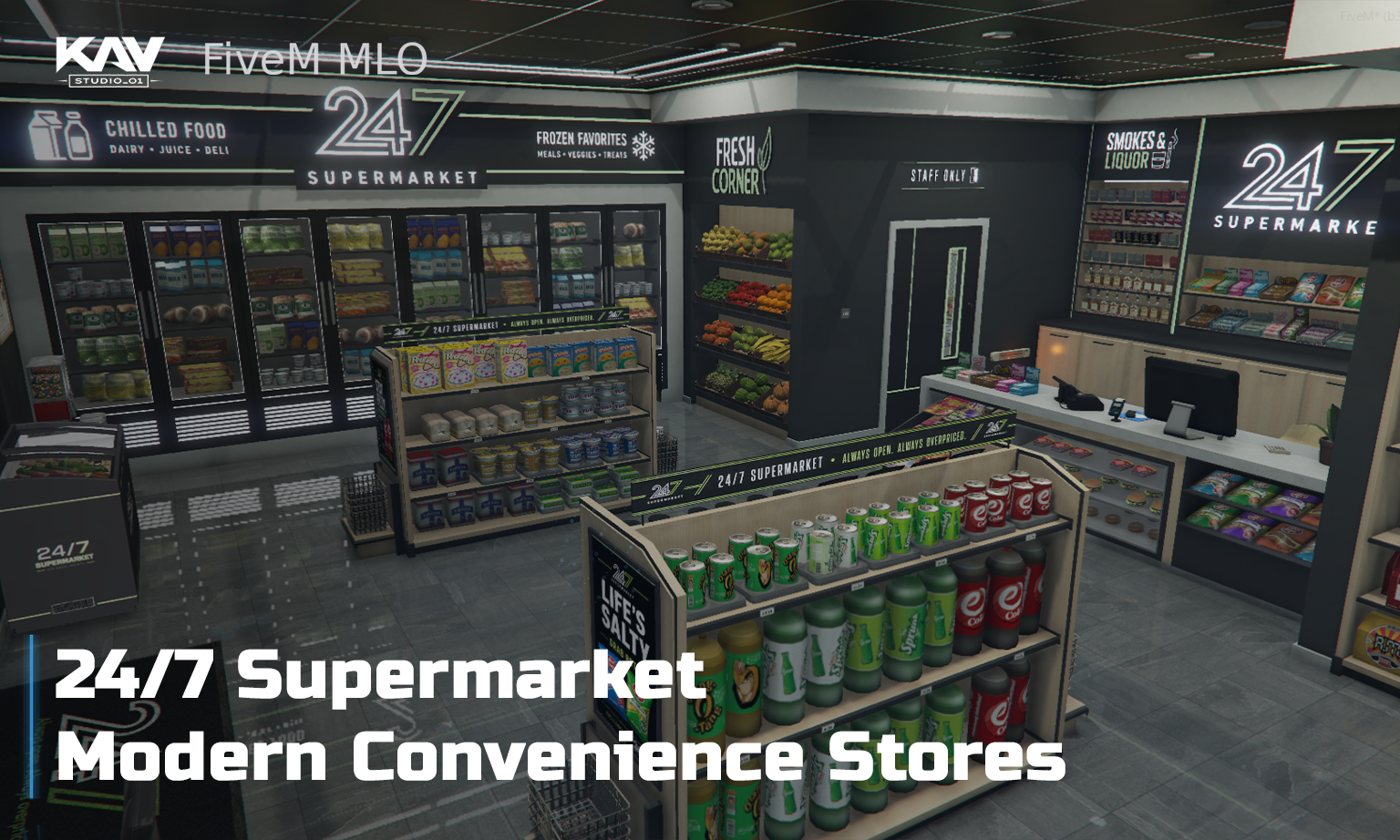 Modern 24/7 Supermarket