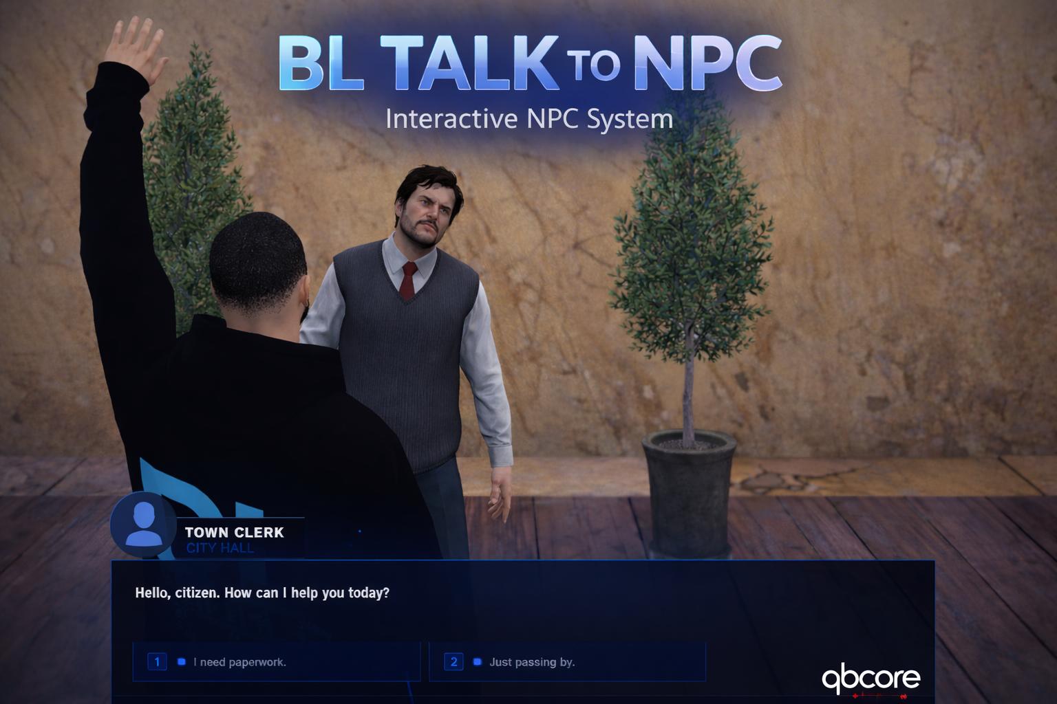 BL TALK TO NPC [QB]