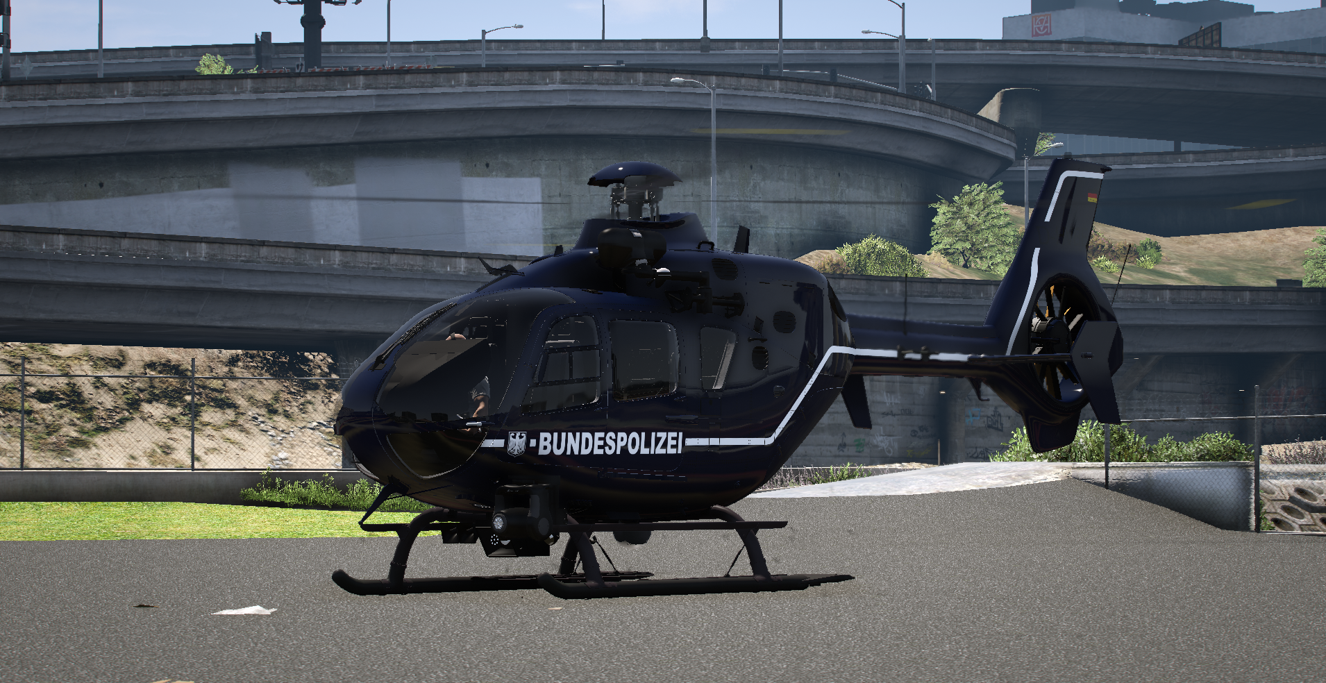 HM EC135 low skid S