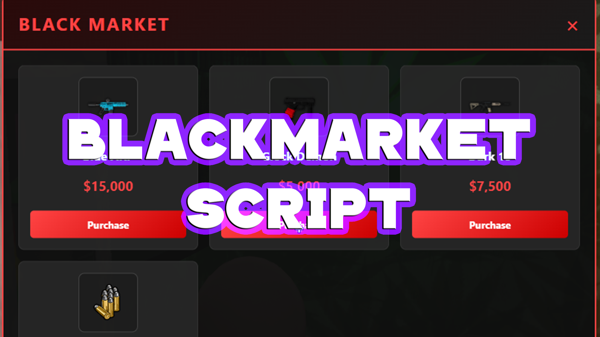 Blackmarket Script