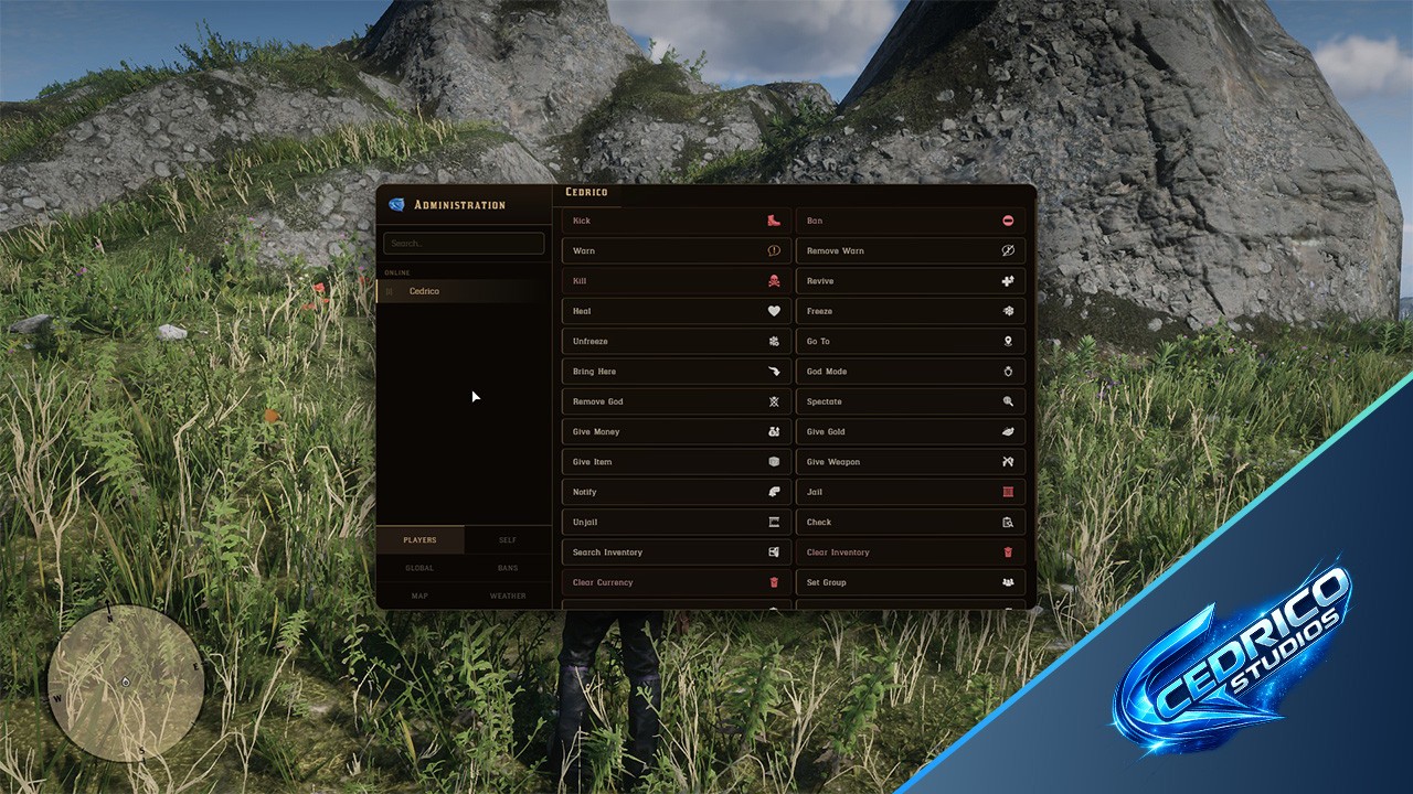 CS ADMIN MENU