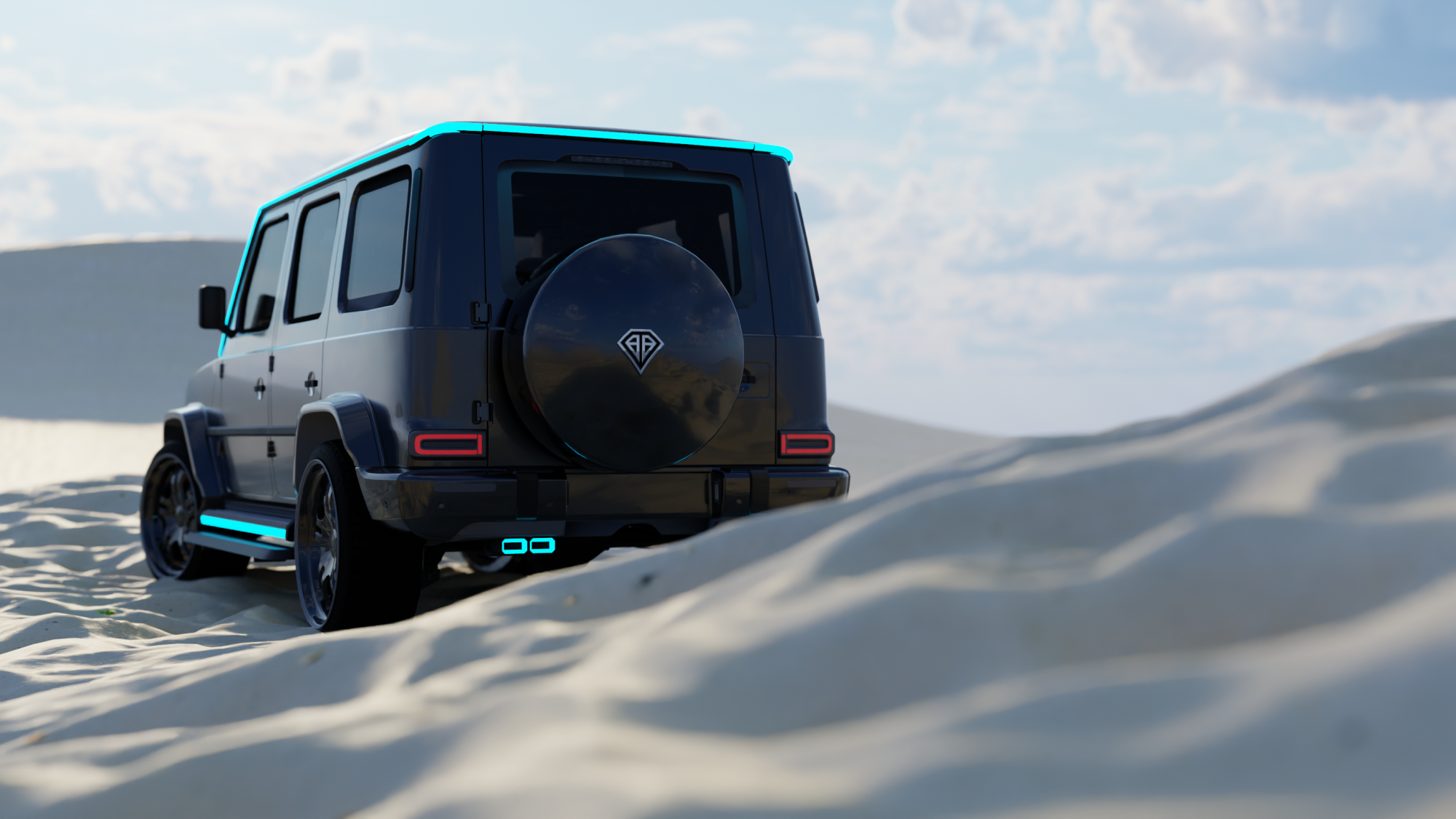 Benefactor Dubsta Luxe Animated Lights view 2