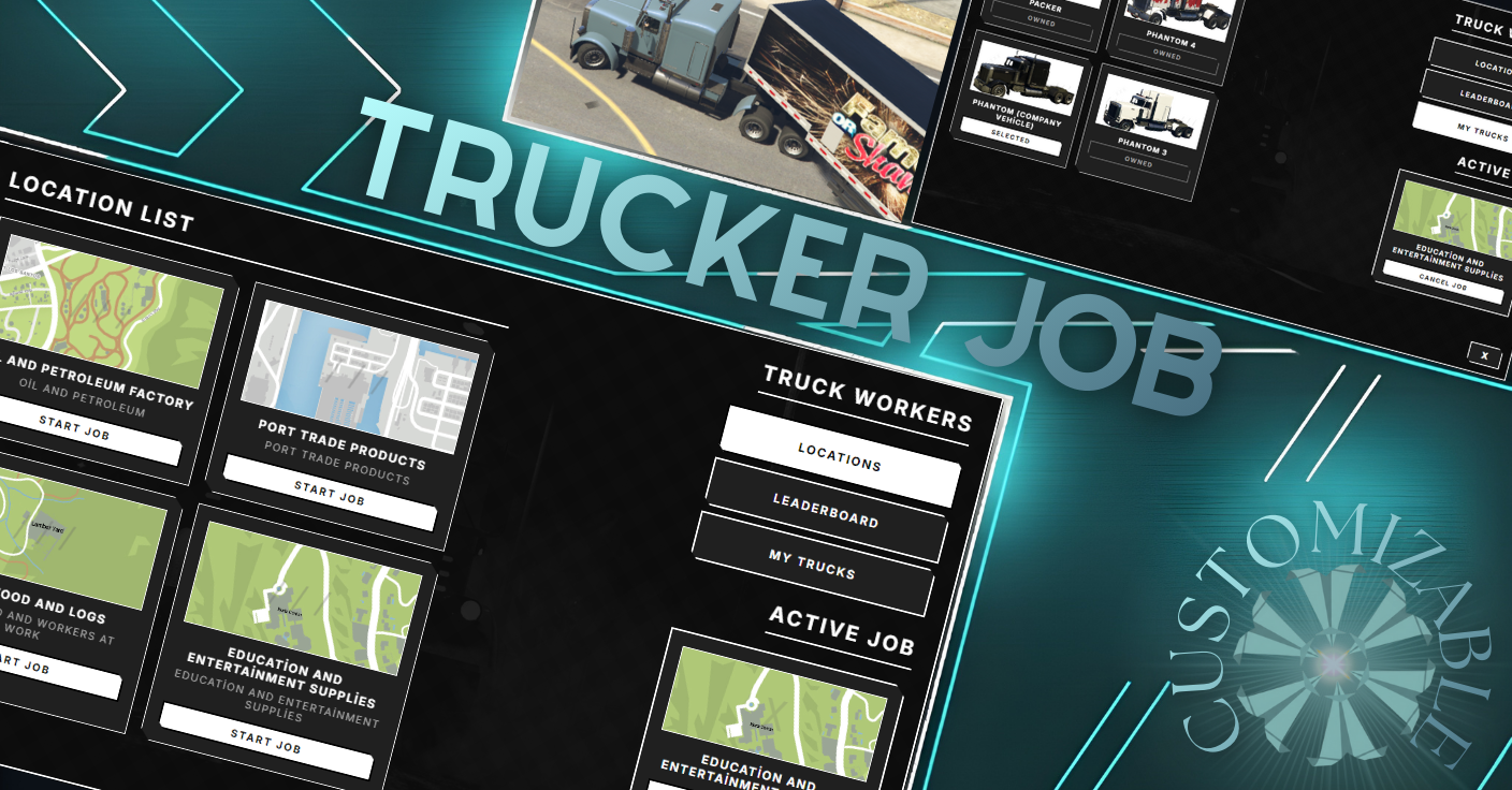 TRUCKER JOB [QB/QBX/ESX] [OPENSOURCE]