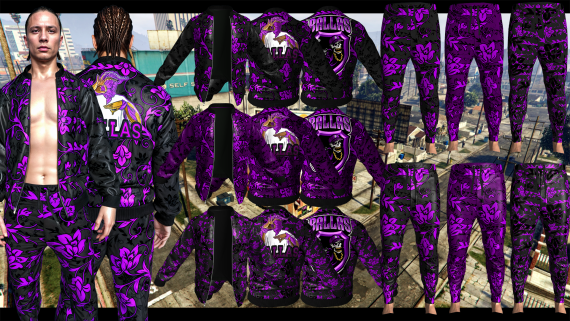 Ballas Gang Jacket 1 [Male and Female]