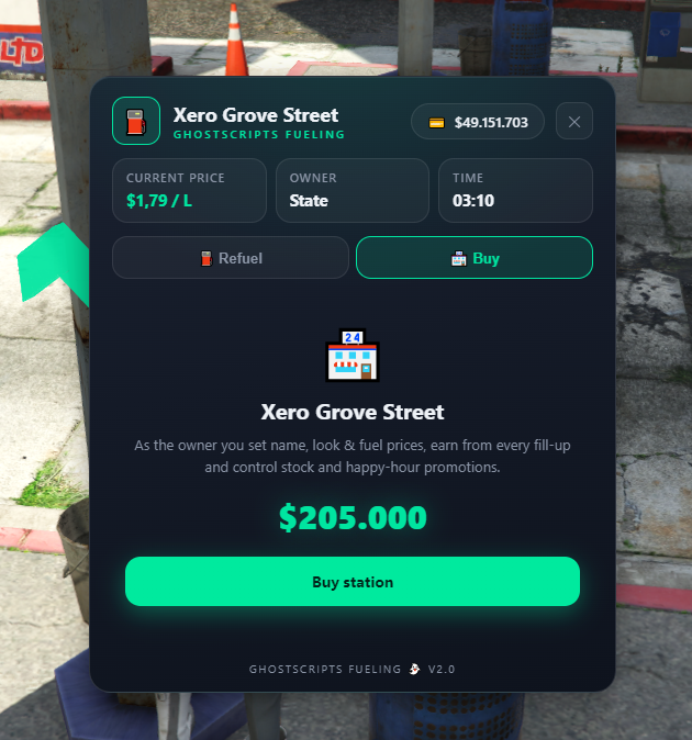 👻⛽ GHOSTSCRIPTS | FUELING SYSTEM