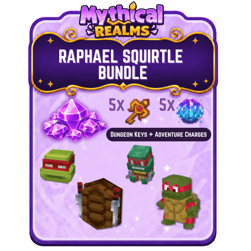 Limited Raphael Squirtle Bundle