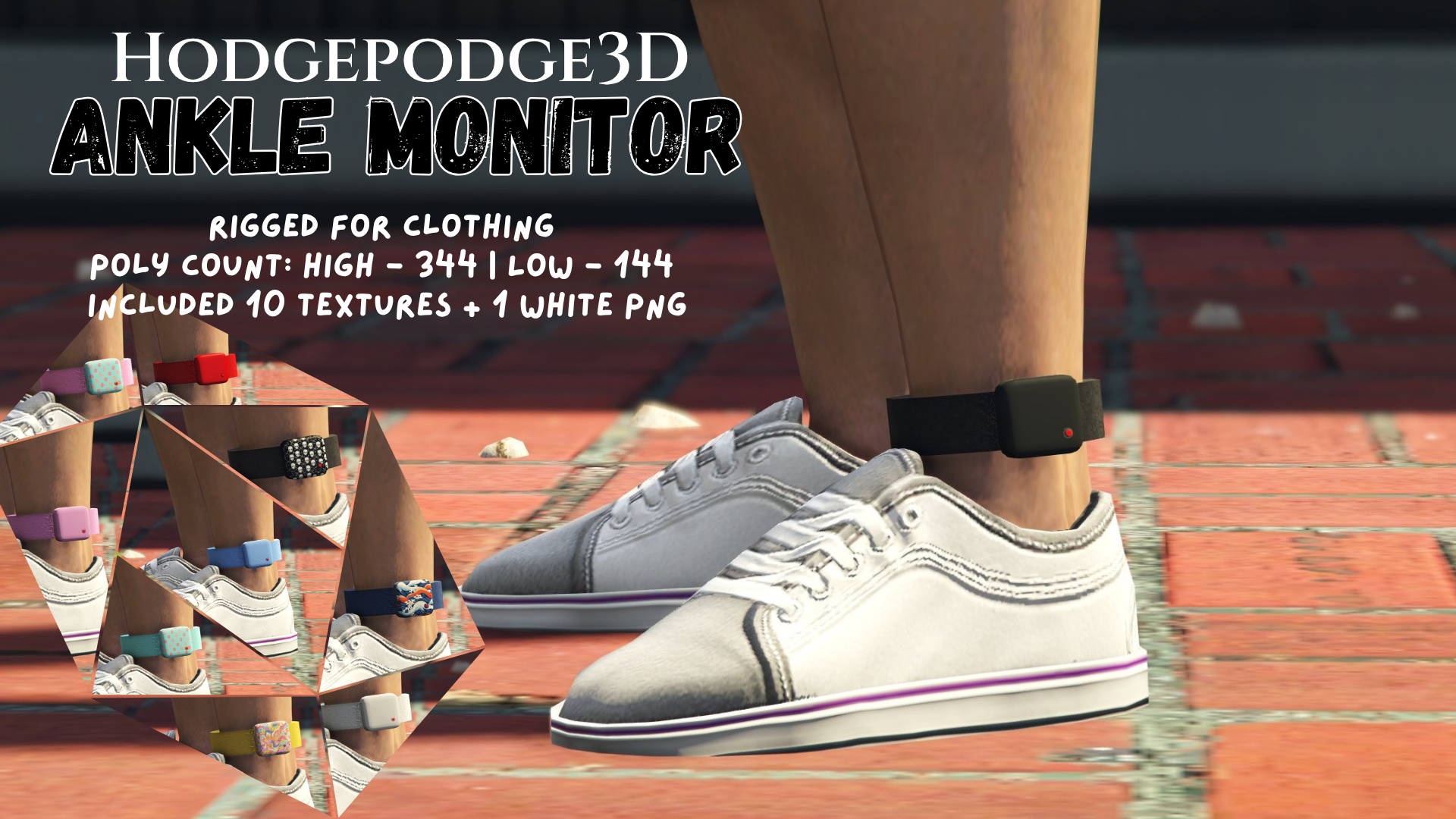FiveM Ankle Monitor Clothing Piece