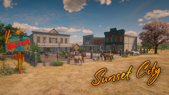 Sunset city | YMAP XML