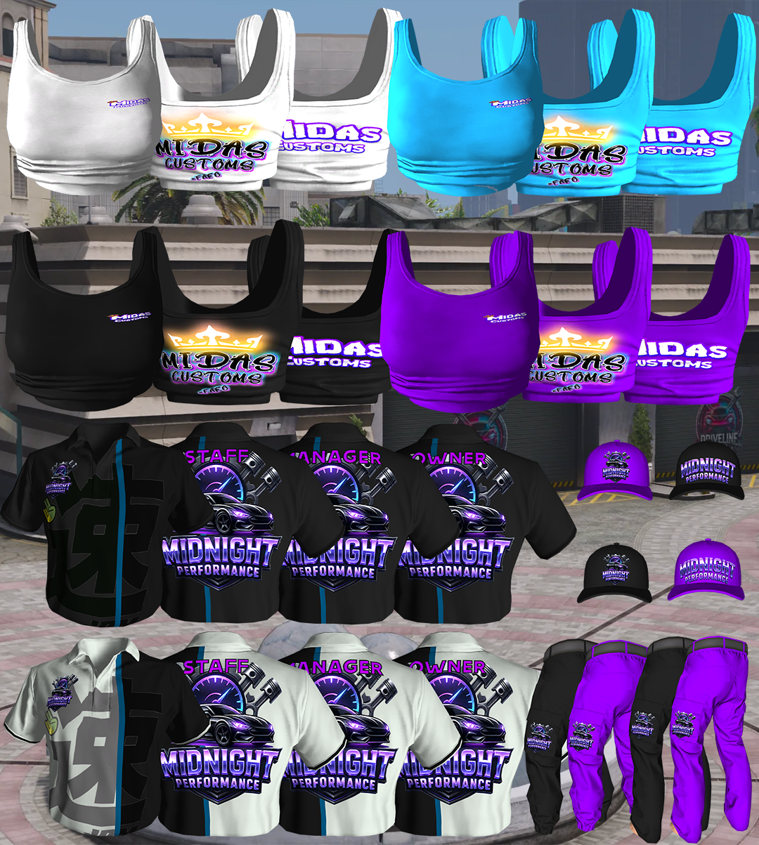 Midas Customs Uniform Bundle v3