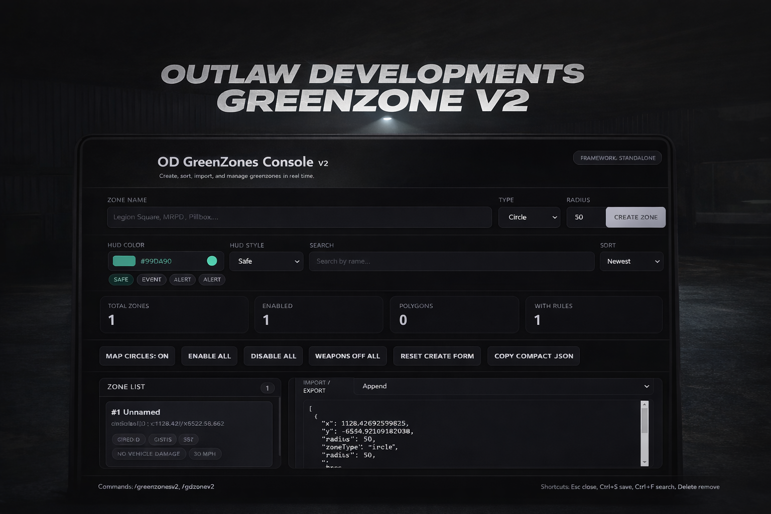 OD GreenZones V2