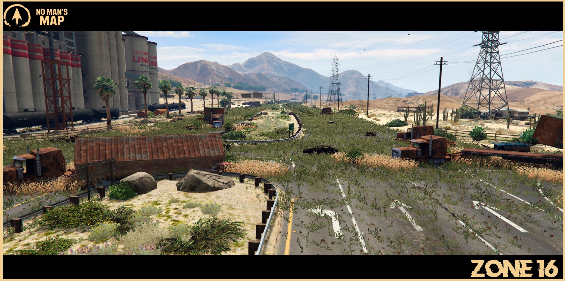 No Man’s Map · Zone 16 / Apocalypse