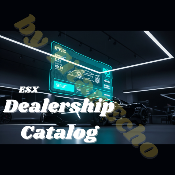 Advanced Dealership Catalog | Multi-Job & Location | Futuristic UI