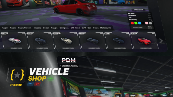 Vehicle shop system 