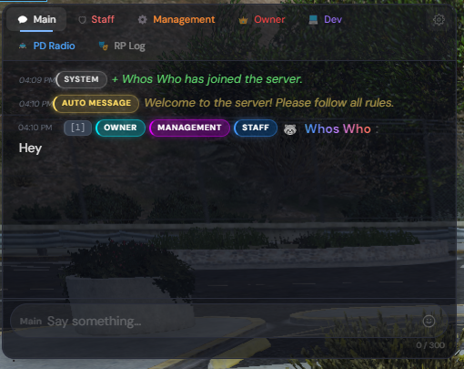 Chat Script