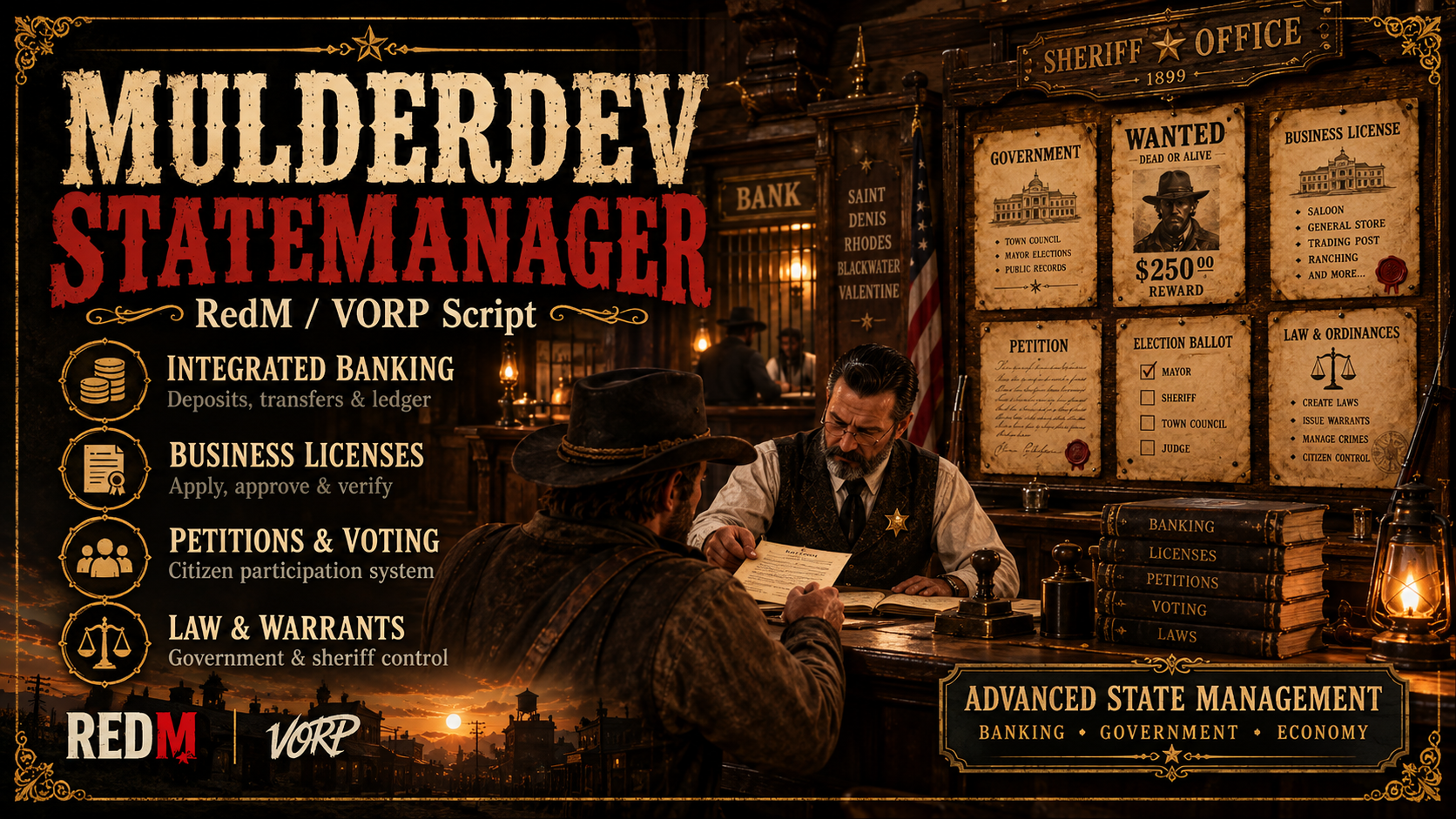 MulderDev StateManager (VORP)