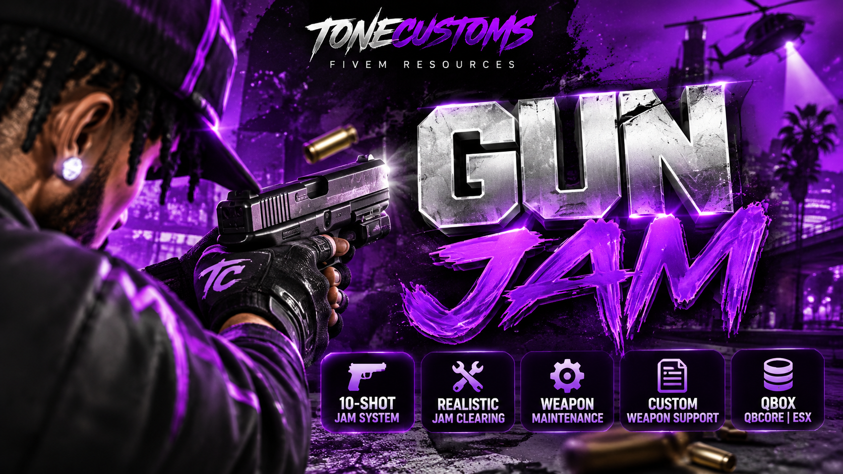 ToneCustoms Gun Jam | FiveM Weapon Jamming System