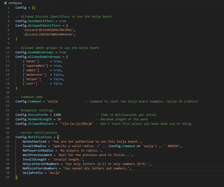 OUIJA TABLE - Automatic Positioning Sync  [ QB SCRIPT ]