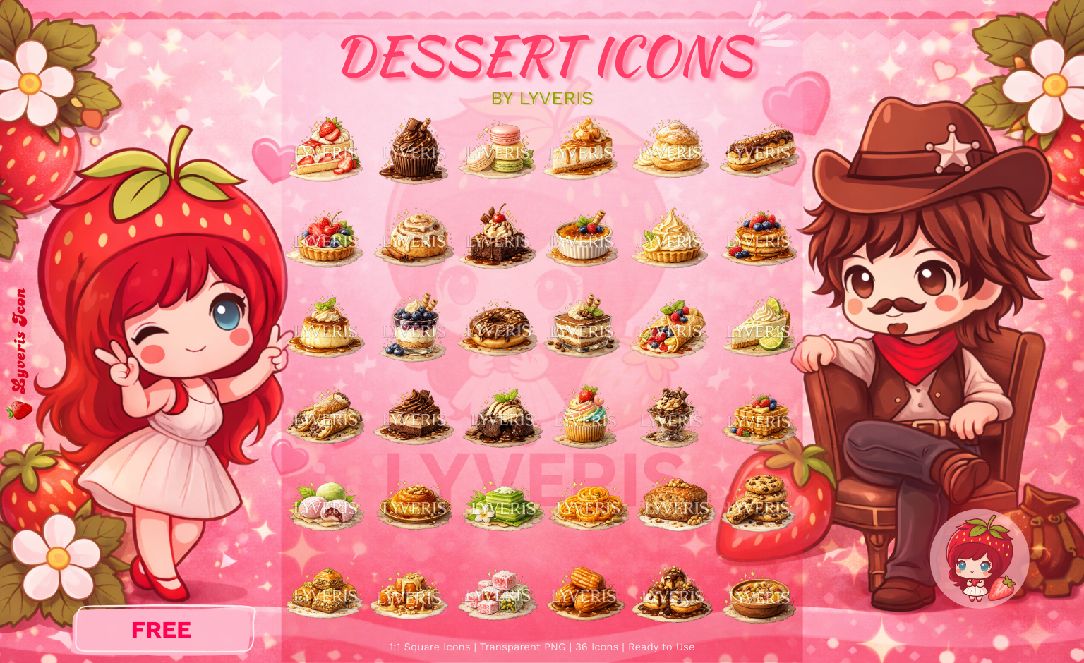 Lyveris - Dessert Icons
