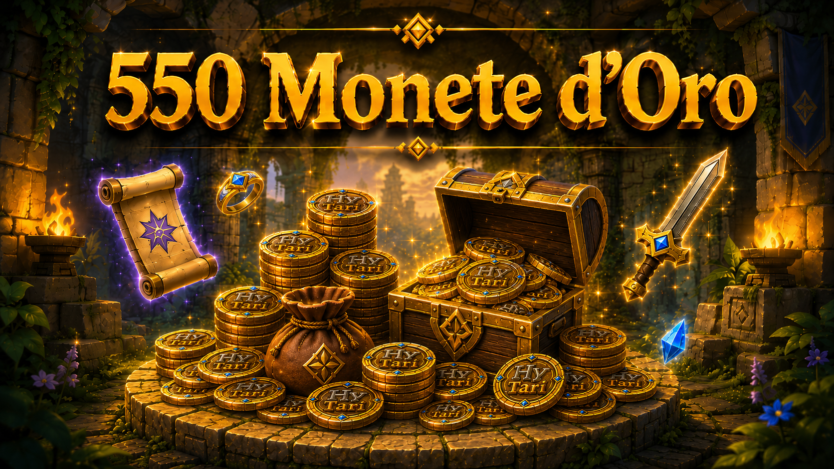 550 Monete d'oro