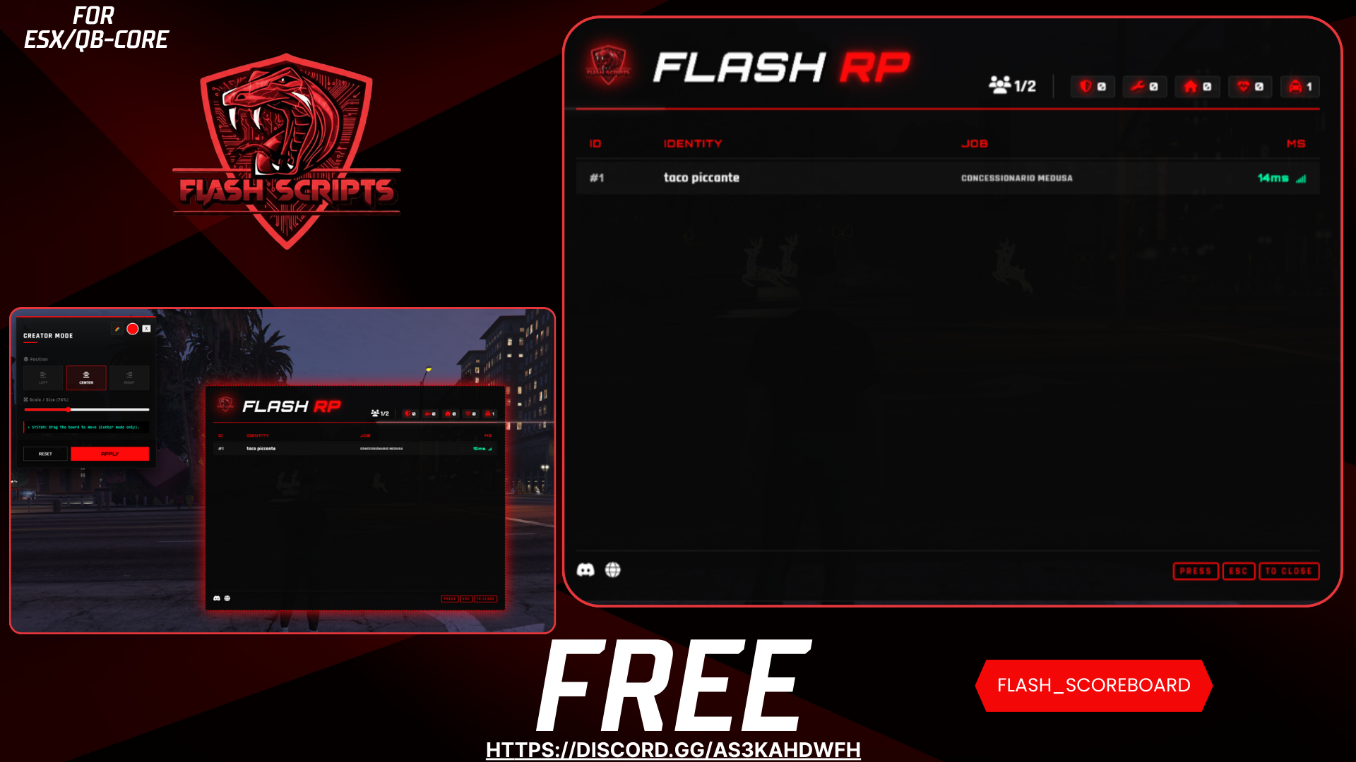🔥 FLASH SCOREBOARD