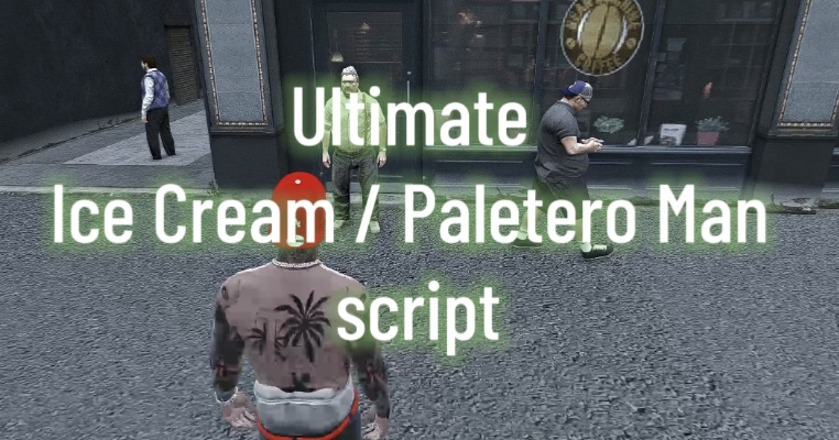 Ultimate Ice Cream  /  Paletero Man Script  | ESX | QBCORE | QBOX  |