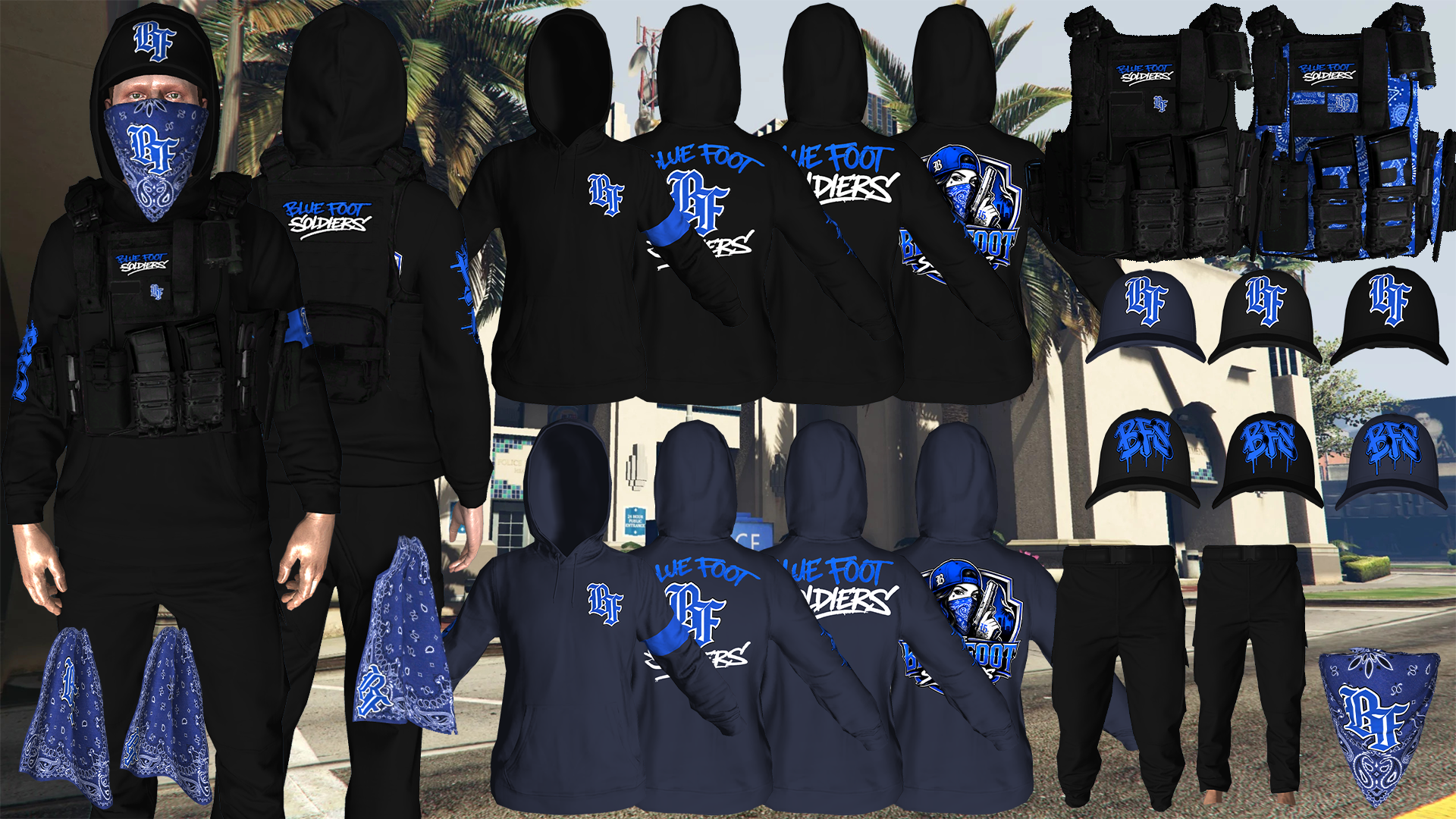 Blue Foot Soldiers Warfit [M+F]