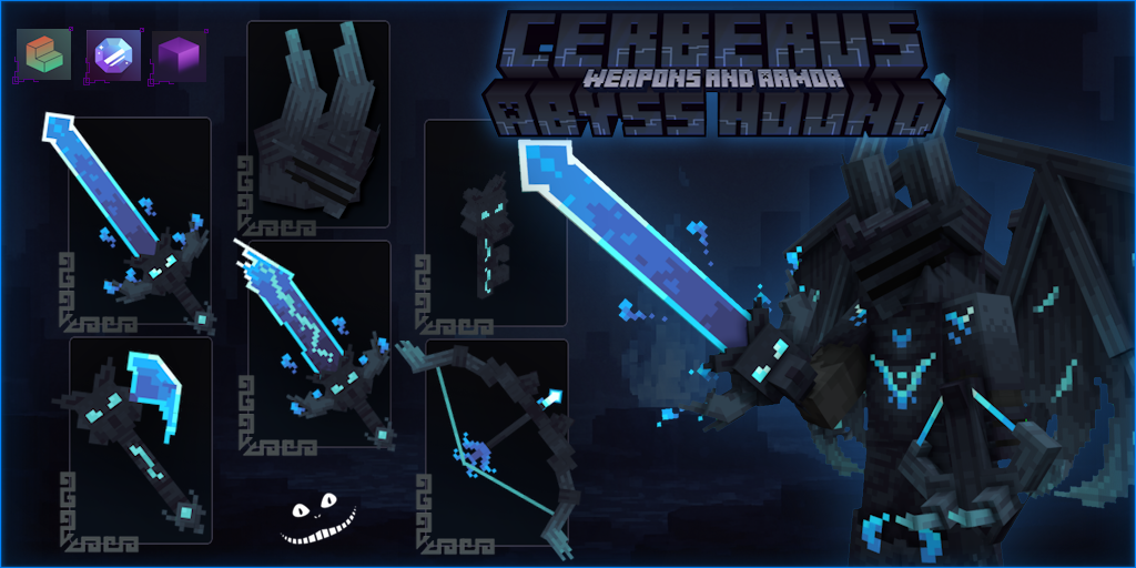 Cerberus Weapons & Gear Collection | GeyserMC Pack