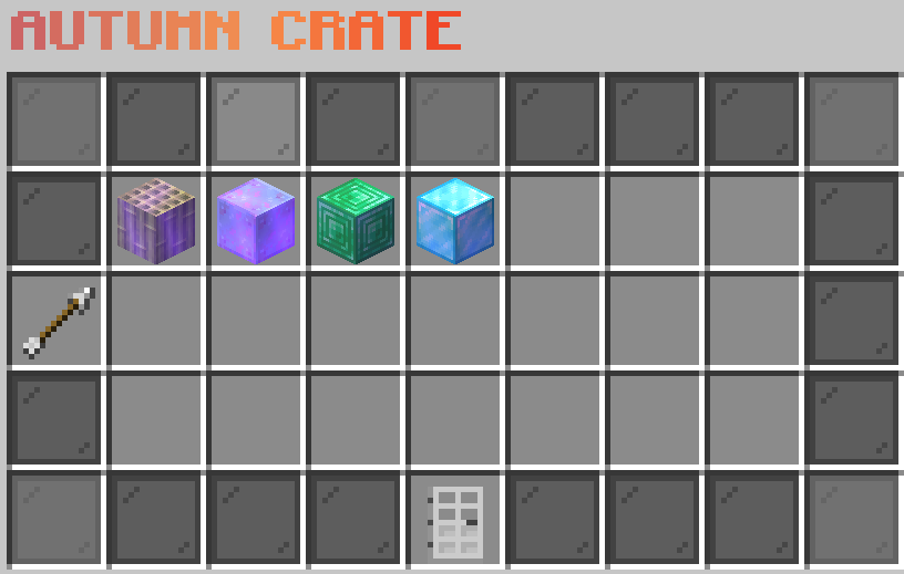 x5 Autumn Crate Key