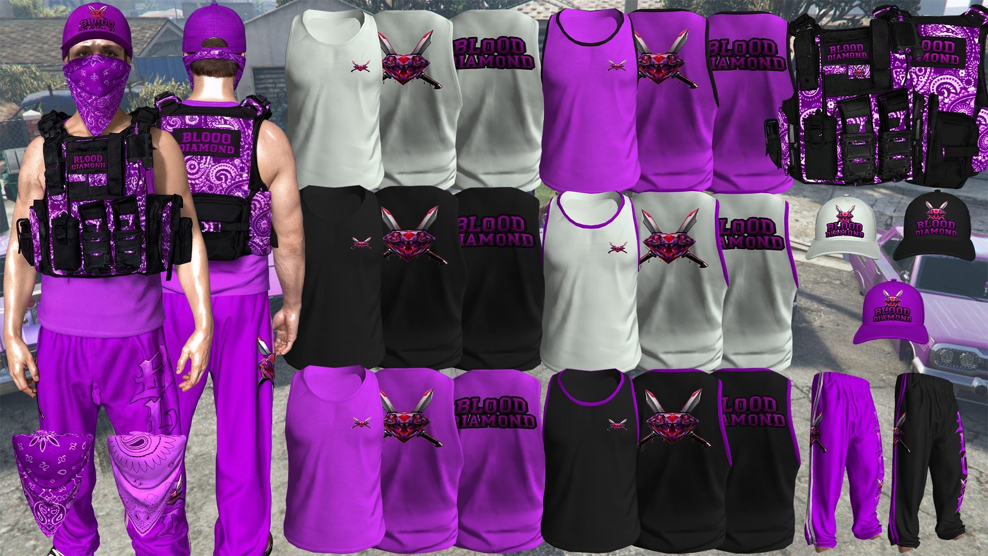 Blood Diamond Vests 2 [M+F]