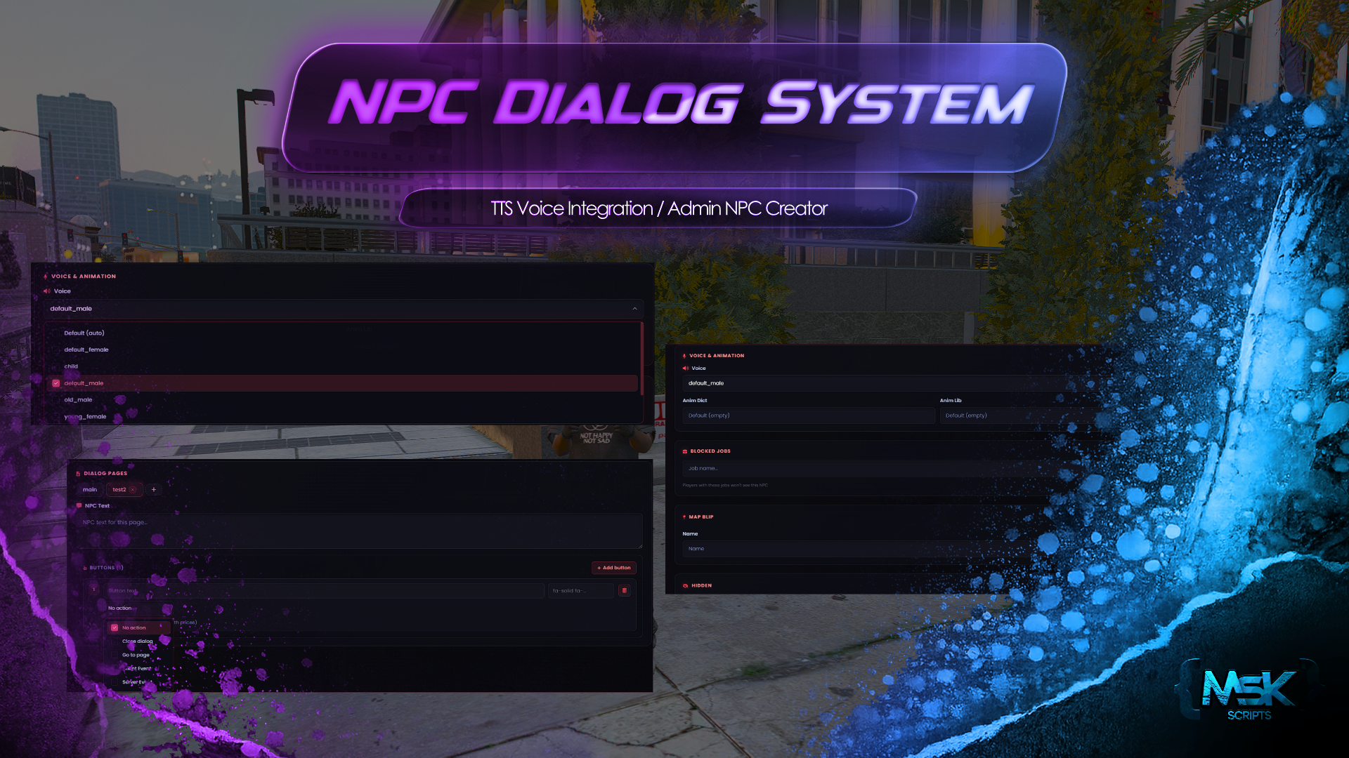 NPC Dialog System Escrowed [ESX, QB, QBOX, STANDALONE]
