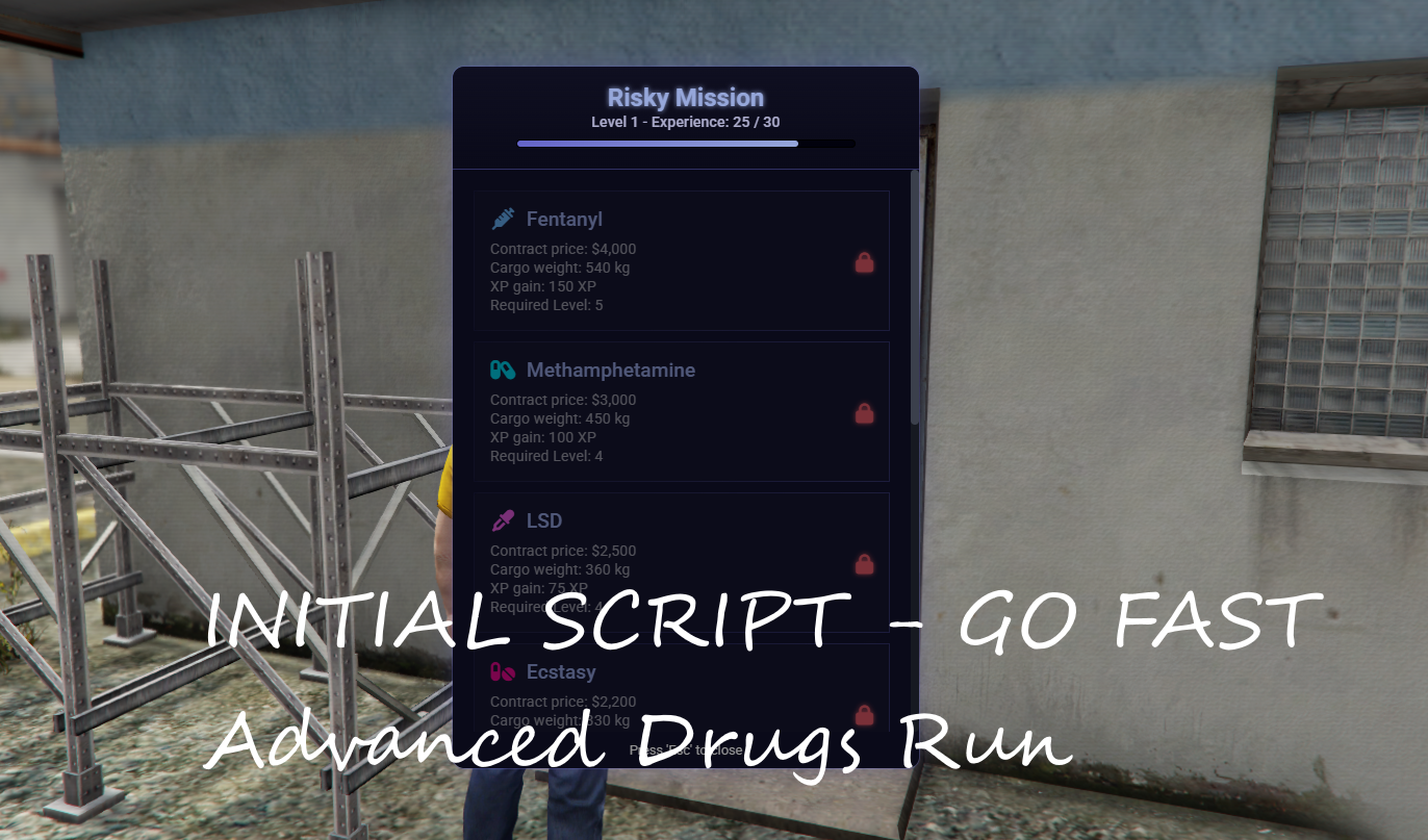Initial Scripts - Advanced GoFast System