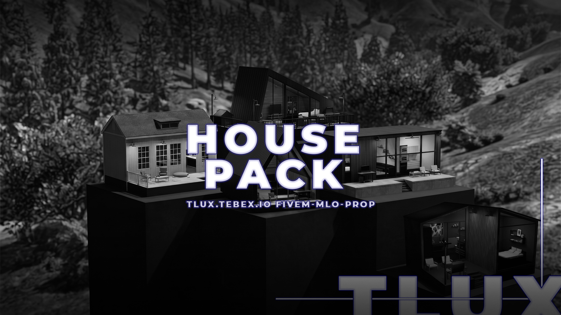 House Model Pack - 5 Models Without Props