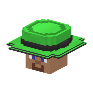 Green Fedora Hat