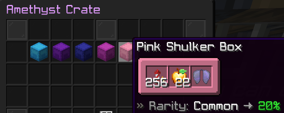 Amethyst crate key