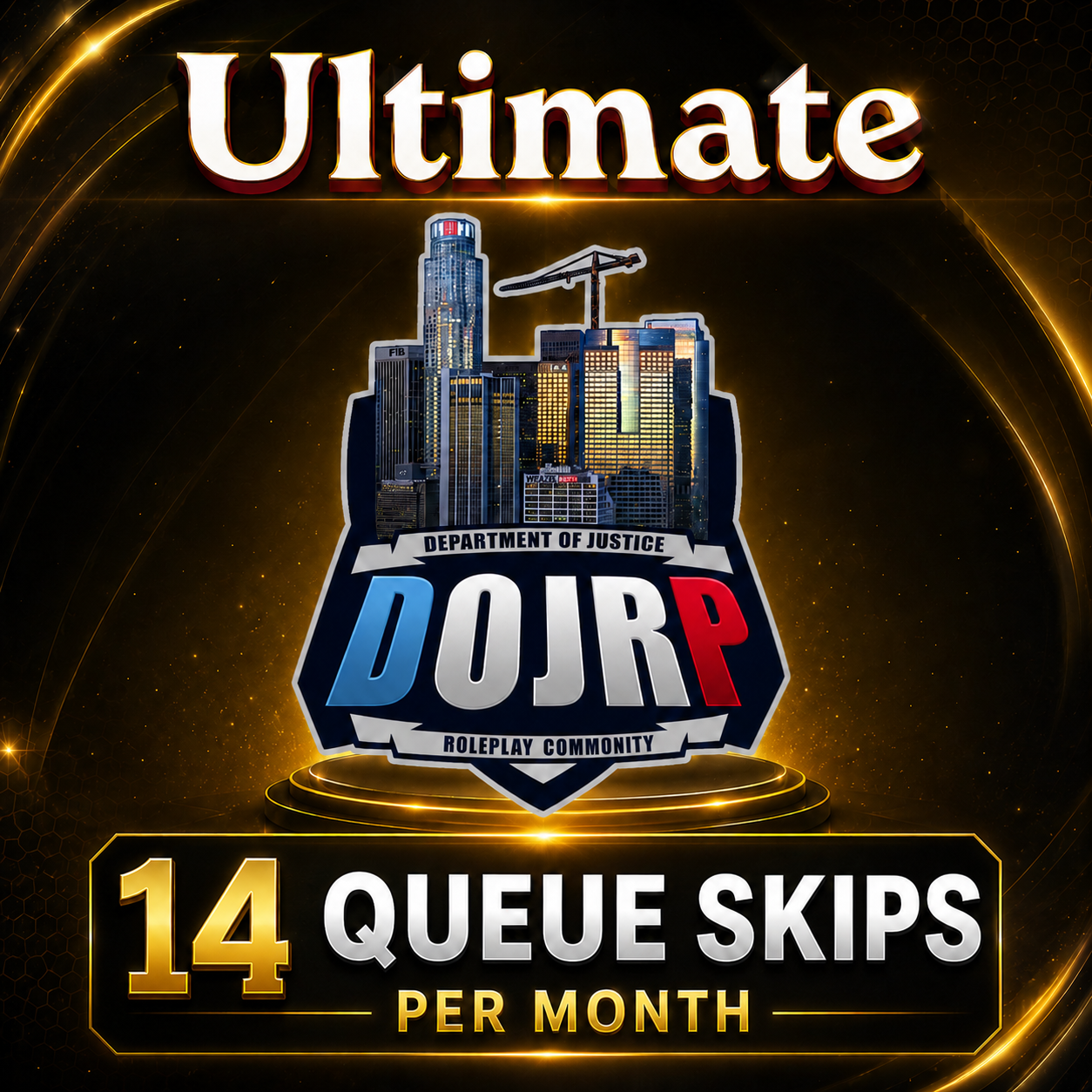 DoJRP Production Ultimate Queue Skip Package (x14 per month)